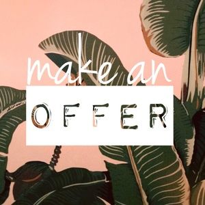 Let be the item but not the price? Make an offer!!